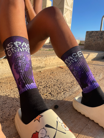 Moon Socks Purple