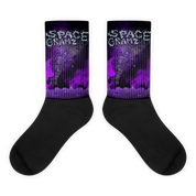 Moon Crew Socks - Purple