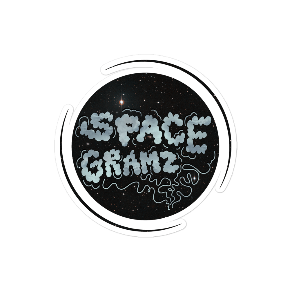 Space Gramz Logo Stickers